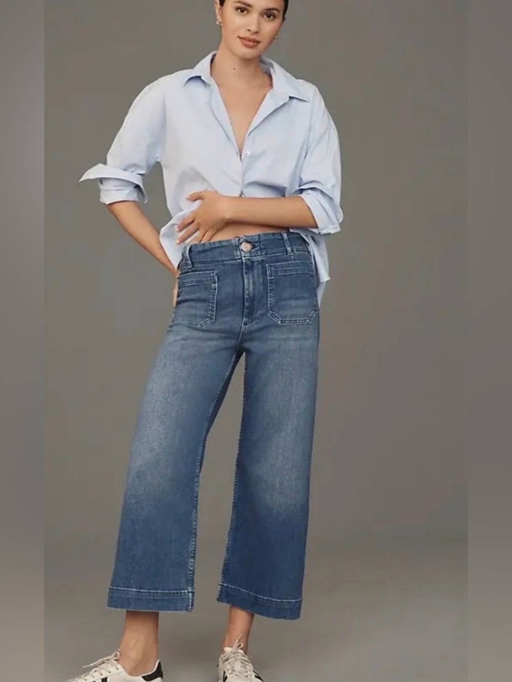Maeve Colette Crop High Rise Jeans, Size 25P